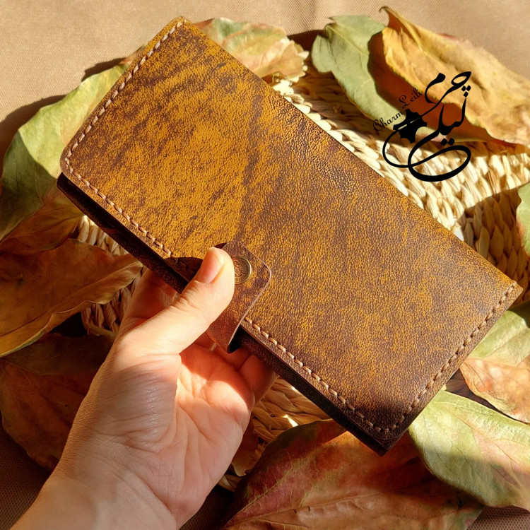 کیف چرم هورس شتری