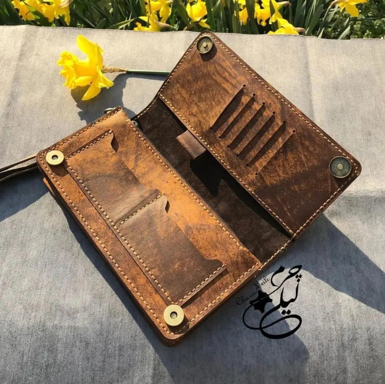 کیف مدارک چرم