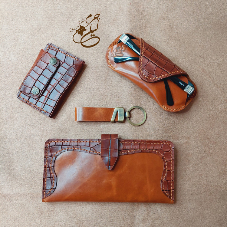 آموزش دوخت ست چرمی