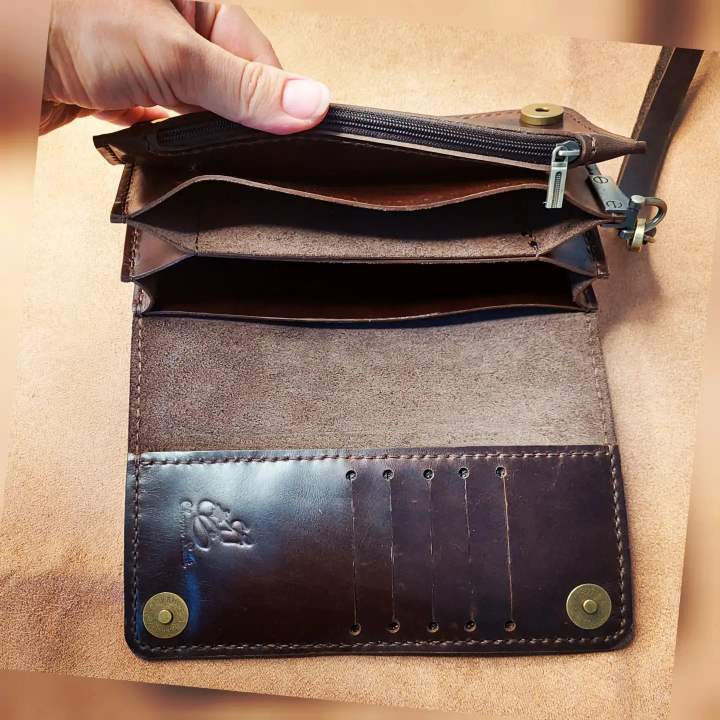 کیف چرم دستدوز