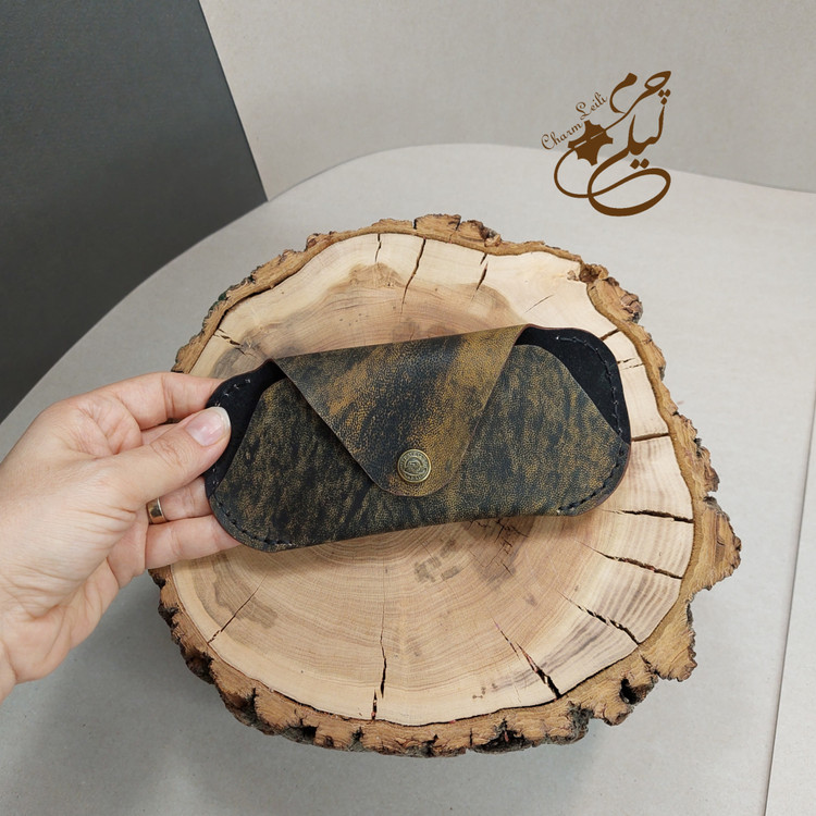 کاور عینک چرمی